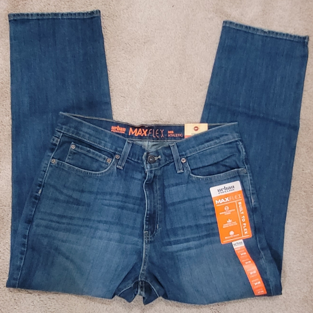 NWT -  Boys Urban Pipeline MAX Flex Athletic Fit Jeans (Size 34 x 30)
